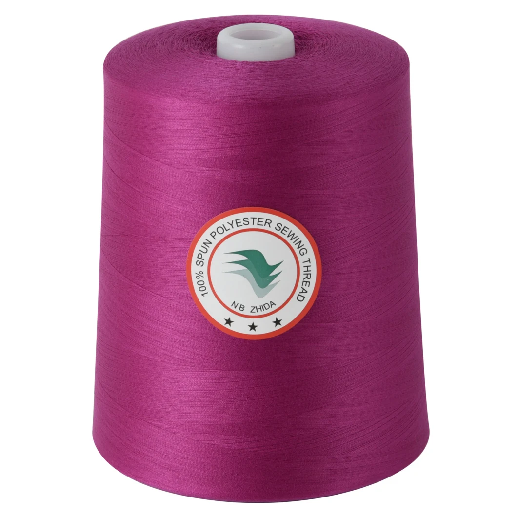 Factory Supplied (OEM/ODM Available) High Quaility 40s/2 100% Spun Polyester Sewing Thread 5000yds