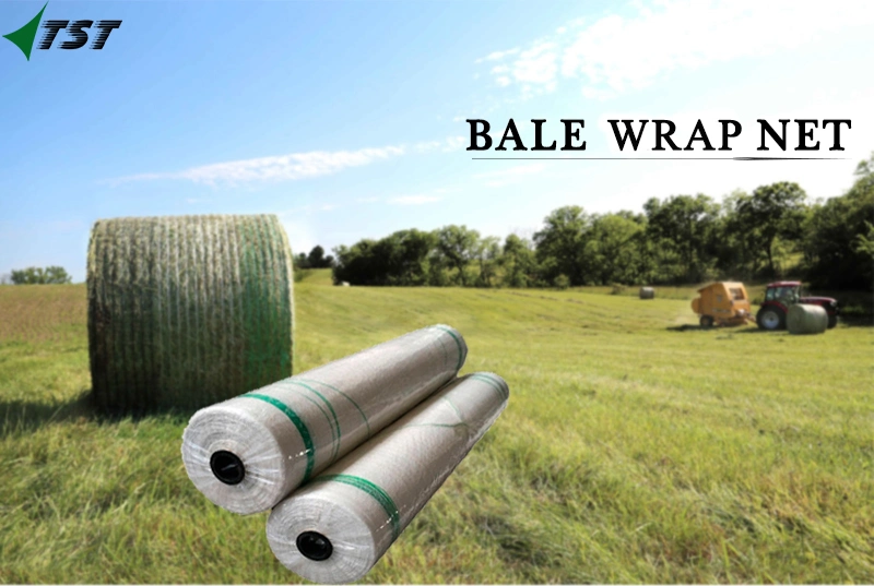 50cm Plastic Net in Roll 100%HDPE UV Resistant Used for Farm Silage Whtie Hay Bale Wrap Net