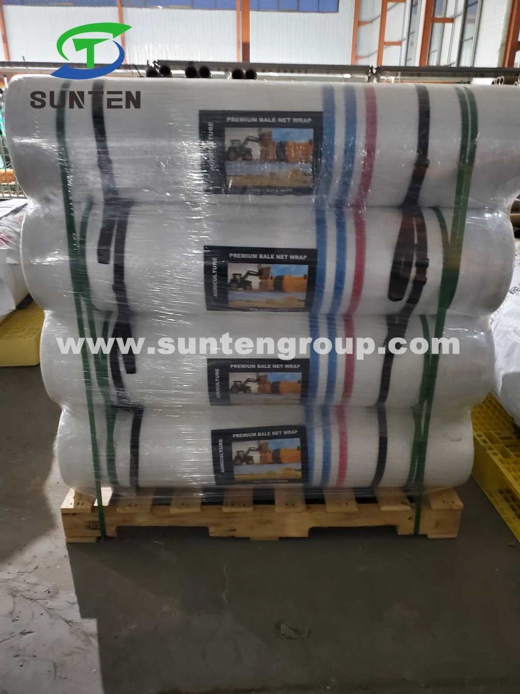 Plastic/Agricultural White/Colorful Packing Round Silage/Bales/Grass Hay Bale Wrap Net for Farm